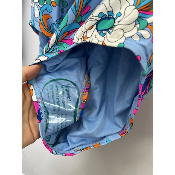 KATE SPADE Long Sleeve Swimsuit Back Zip Rash Guard Spring Water Pink Sz S NWT - Picture 4 of 9